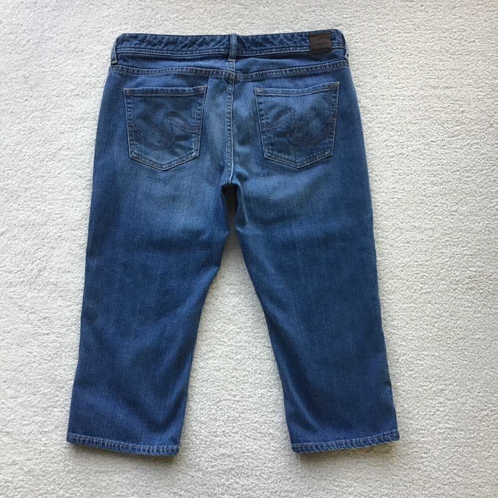 X2 ULTRA SKINNY BLUE CAPRI JEANS SIZE 8 - Picture 3 of 9